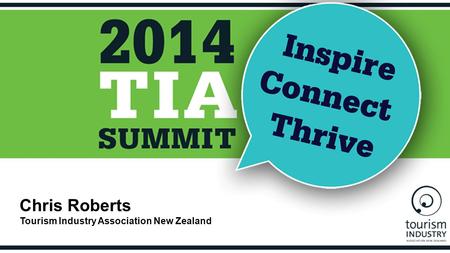 Chris Roberts Tourism Industry Association New Zealand.
