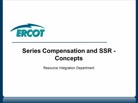 Series Compensation and SSR - Concepts