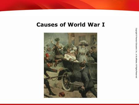 TEKS 8C: Calculate percent composition and empirical and molecular formulas. Causes of World War I.
