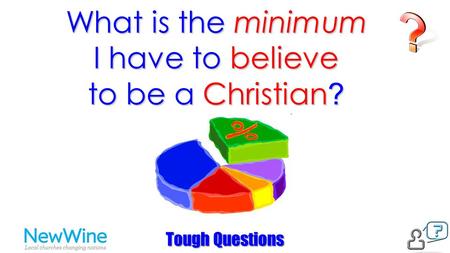 What is the minimum I have to believe to be a Christian ? Tough Questions.