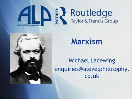 Marxism Michael Lacewing co.uk.