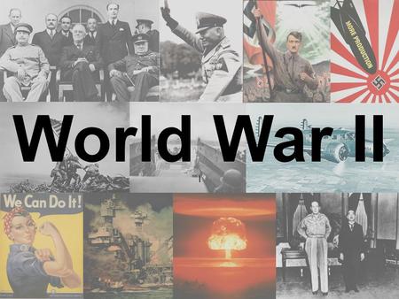 l World War II Key Terms: 1.Appeasement 2.Neutrality Acts 3.Cash and Carry 4.Lend- Lease Act 5.Atlantic Charter.