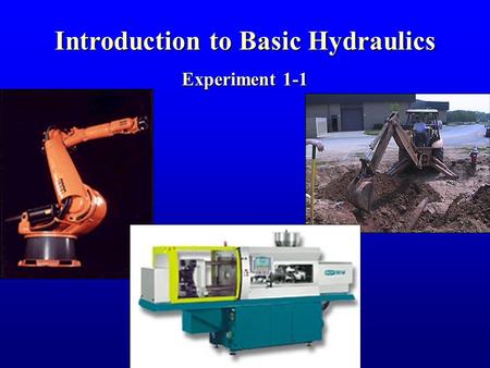presentation hydraulic system
