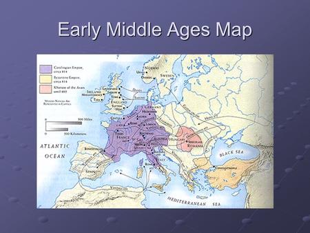 Early Middle Ages Map.