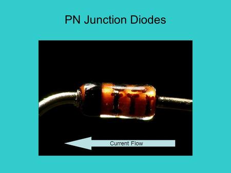 PN Junction Diodes Current Flow