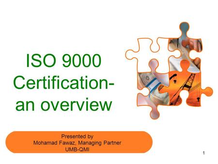 ISO 9000 Certification- an overview