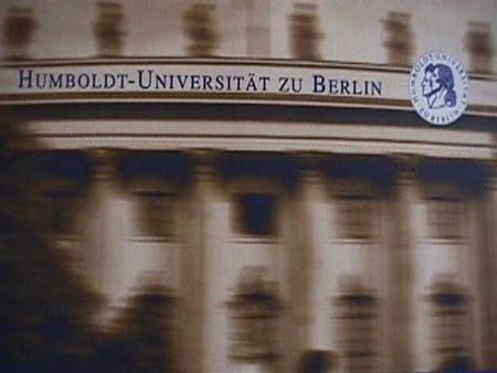 HUMBOLDT-UNIVERSITÄT ZU BERLIN HUMBOLDT-UNIVERSITÄT ZU BERLIN DAAD Alumni-Programms.