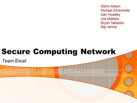 Secure Computing Network