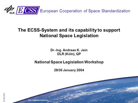 National Space Legislation Workshop