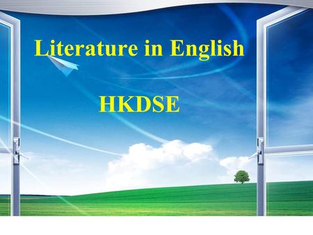 LOGO www.themegallery.com Literature in English HKDSE.