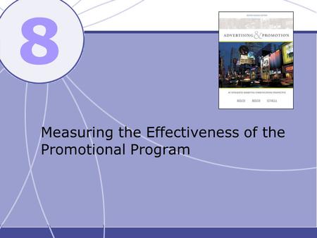8 Measuring the Effectiveness of the Promotional Program.