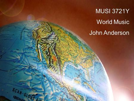 ETHNIC NORTH AMERICA MUSI 3721Y World Music John Anderson.