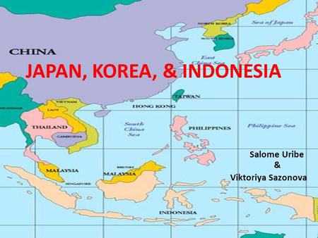 JAPAN, KOREA, & INDONESIA
