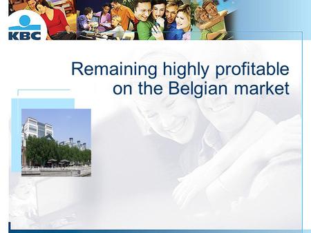 Remaining highly profitable on the Belgian market Foto gebouw.