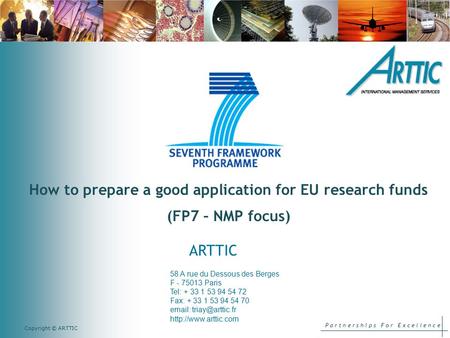 How to prepare a good application for EU research funds