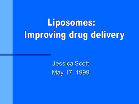 Jessica Scott May 17, 1999. Phospholipids Polar Head Groups Three carbon glycerol.