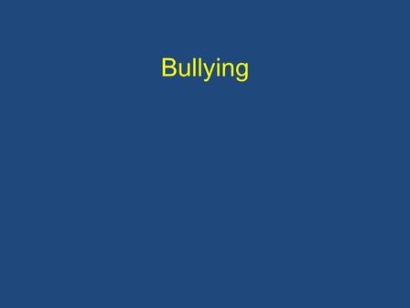 Bullying. 2 Objectives To identify and understand Various bullying behaviors The scope of the bullying problem Who bullies The warning signs that a child.