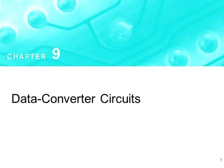 Data-Converter Circuits