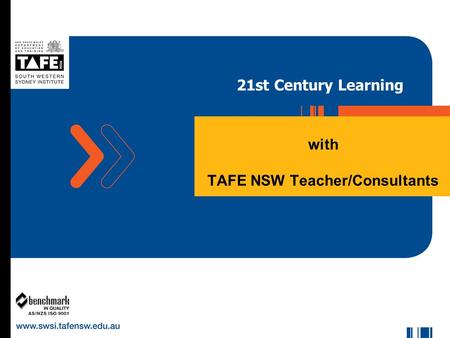 With TAFE NSW Teacher/Consultants 21st Century Learning.
