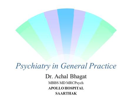 Psychiatry in General Practice