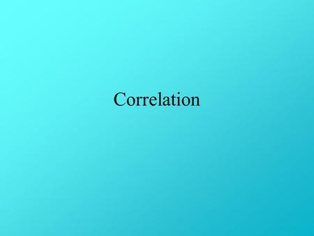 Correlation. Introduction Two meanings of correlation –Research design –Statistical Relationship –Scatterplots.