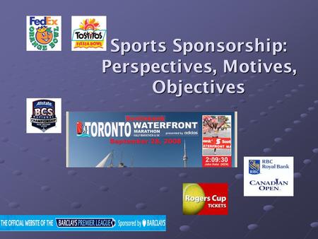Sports Sponsorship: Perspectives, Motives, Objectives.