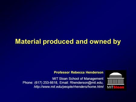 Material produced and owned by
