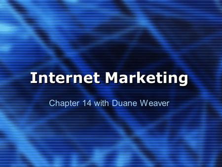 Chapter 14 with Duane Weaver