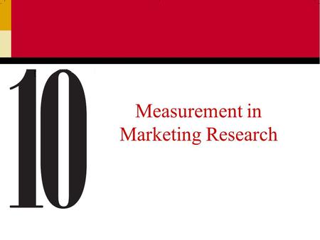 Measurement in Marketing Research. Ch 102 Basic Question-Response Formats Open-ended Closed-ended Scaled-response.