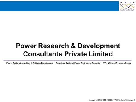 Power Research & Development Consultants Private Limited