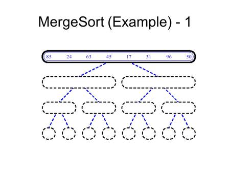 MergeSort (Example) - 1. MergeSort (Example) - 2.