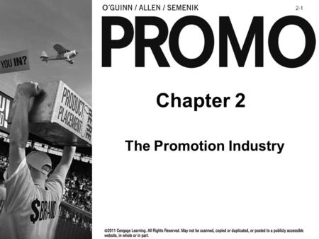 The Promotion Industry