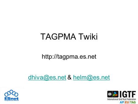 TAGPMA Twiki  &
