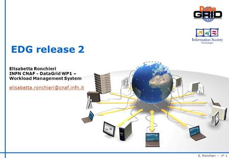 E. Ronchieri – n° 1 EDG release 2 Elisabetta Ronchieri INFN CNAF - DataGrid WP1 – Workload Management System