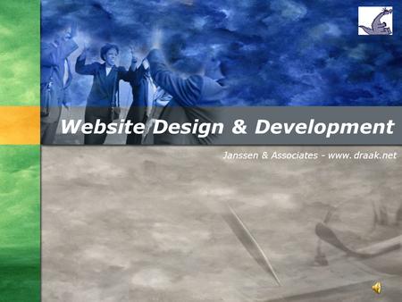Logo Website Design & Development Janssen & Associates - www. draak.net.