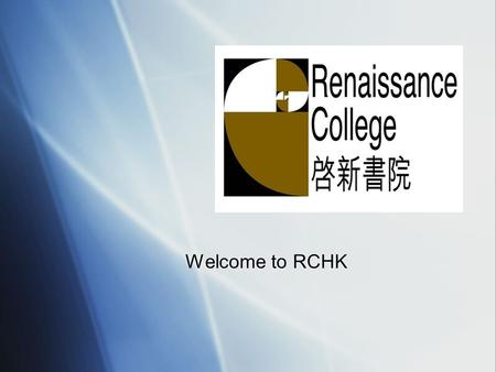 Welcome to RCHK.