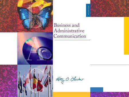 Copyright © 2003 by The McGraw-Hill Companies, Inc. All rights reserved. Business and Administrative Communication SIXTH EDITION.