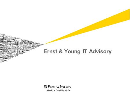 Ernst & Young IT Advisory