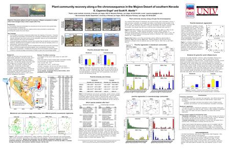 Plant community recovery along a fire chronosequence in the Mojave Desert of southern Nevada E. Cayenne Engel 1 and Scott R. Abella 1,2 1 Public Lands.