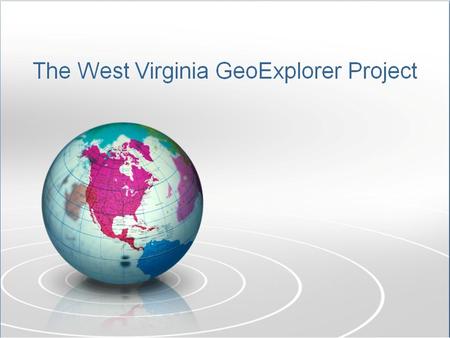 The West Virginia GeoExplorer Project is located at:  You can try everything you see here, and more, on this.