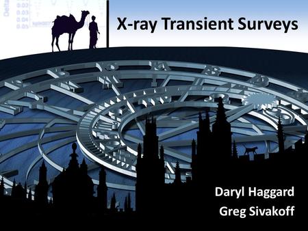 X-ray Transient Surveys Daryl Haggard Greg Sivakoff.