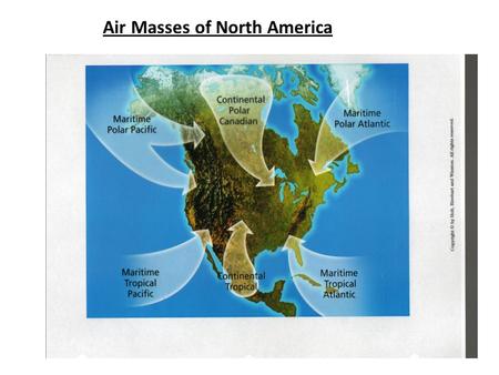 Air Masses of North America