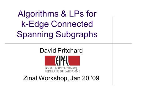 Algorithms & LPs for k-Edge Connected Spanning Subgraphs