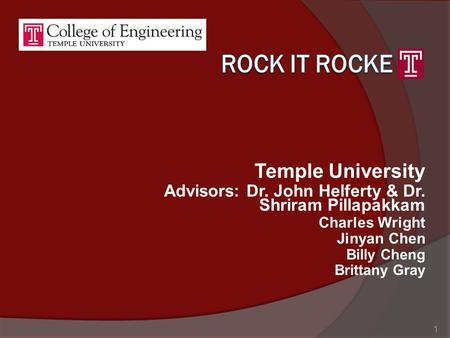 Rock it rocke Temple University