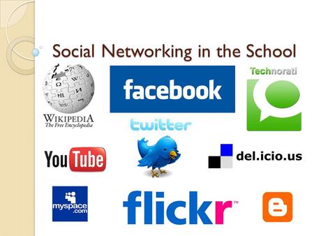 Social Networking in the School. Activity! If you have a computer with you, please go to