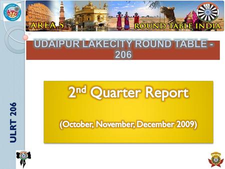ULRT 206. SUMMARY OF REPORT 2 nd QUARTER Following were the Activities during the 2 nd Quarter as under: Fellowship:Dandiya Night at Field’s Club organized.