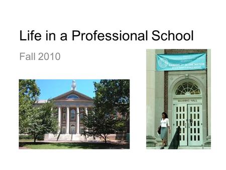 Life in a Professional School Fall 2010. How/when did it all start? 1876 –ALA –Library Journal –Dewey Decimal Classification System 1883 –Columbia and.