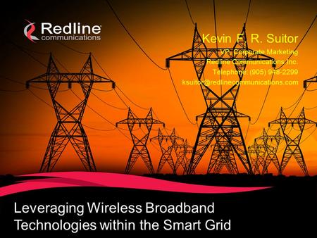 Leveraging Wireless Broadband Technologies within the Smart Grid