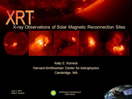 XRT X-ray Observations of Solar Magnetic Reconnection Sites