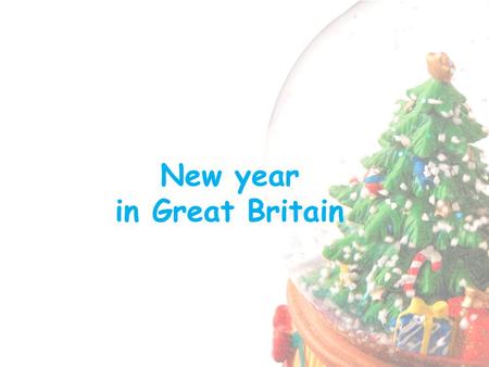 New year in Great Britain